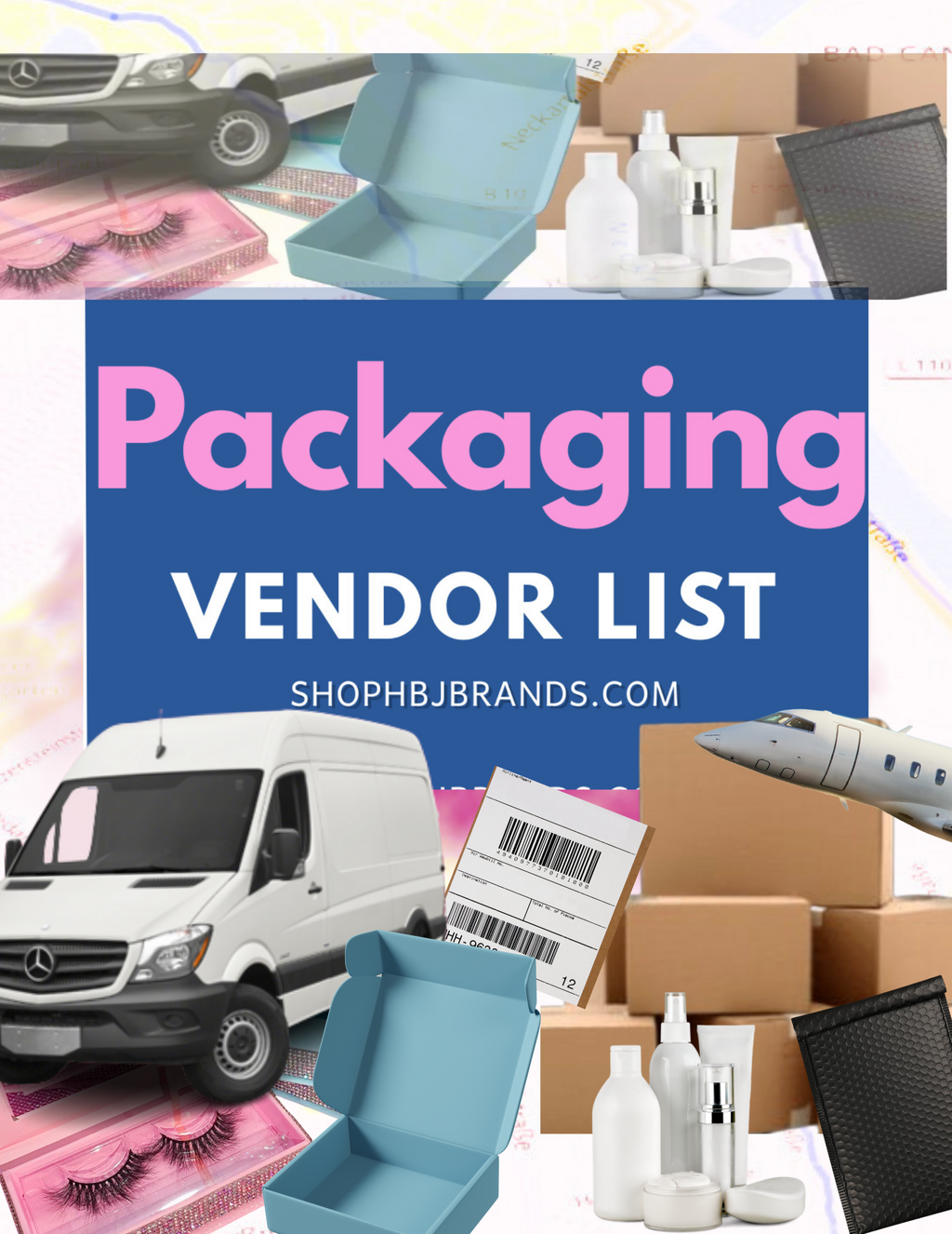 vendor list, packaging vendors, shipping, ebook, custom made, custom label