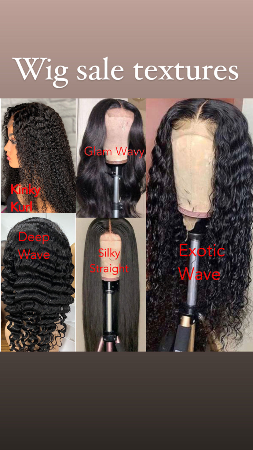 Deep Wave 4x4 lace closure wig