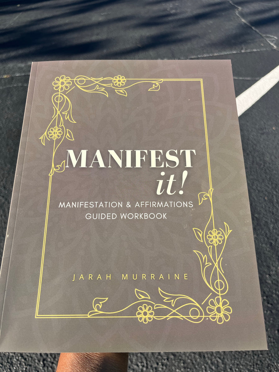 Manifest it, Manifestation & Affirmation Guided Workbook (Hard 