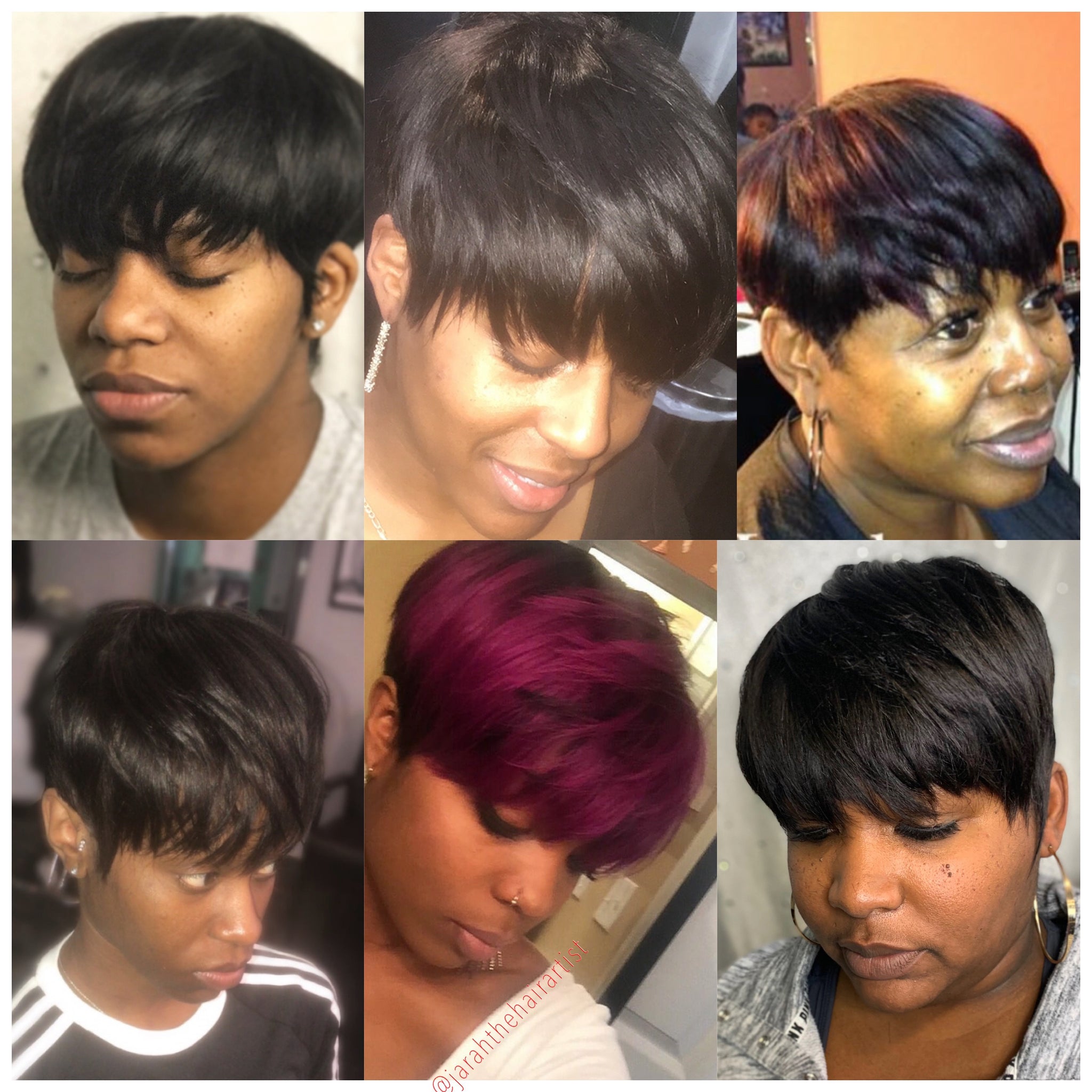 Short cut quick weave class