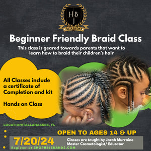 HBJ ACADEMY Beginner Friendly Braid Class