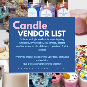 Candle vendor list