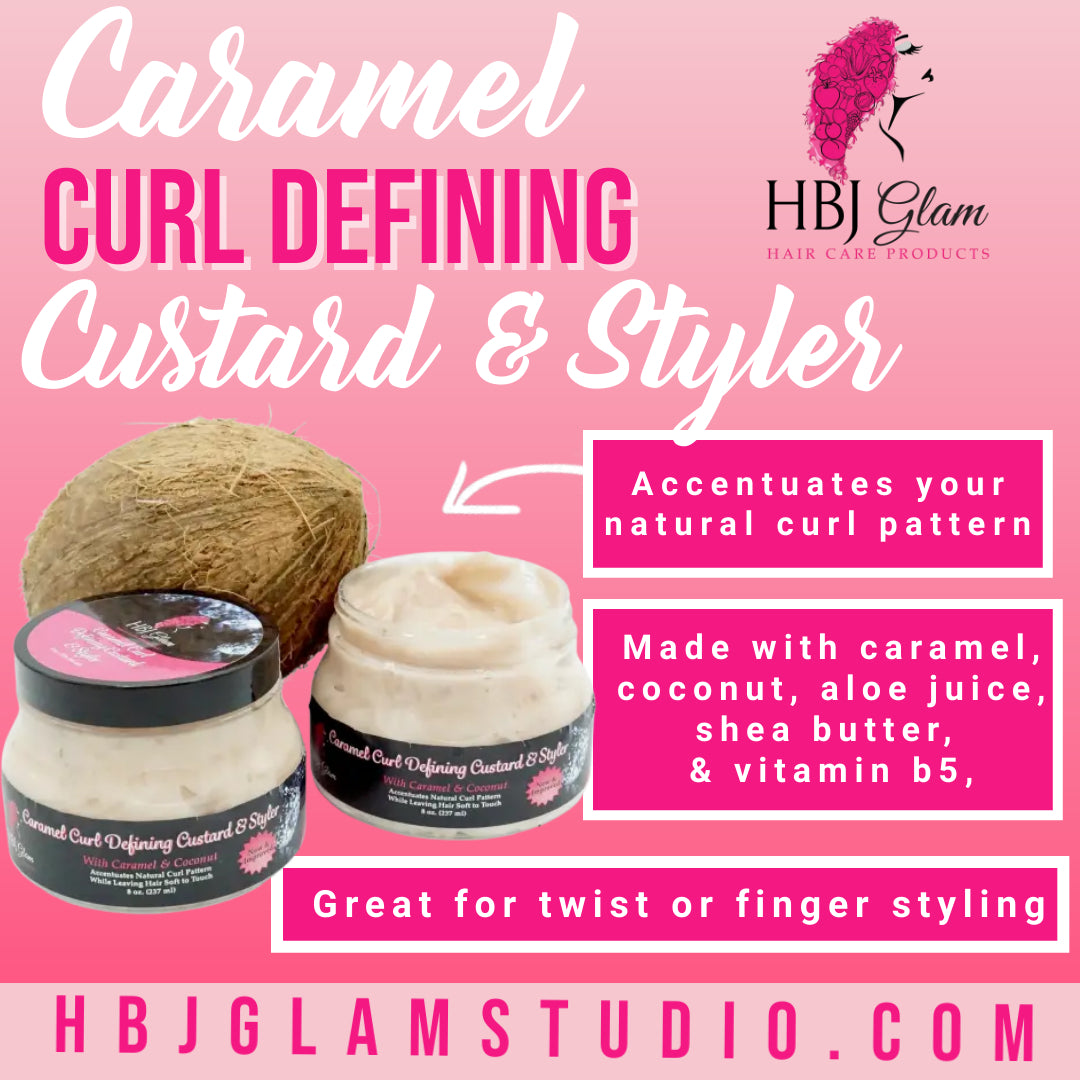 Caramel Curl Defining Custard & Styler