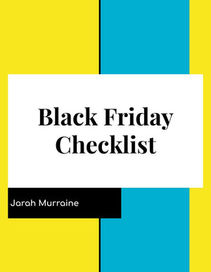 Black Friday Checklist