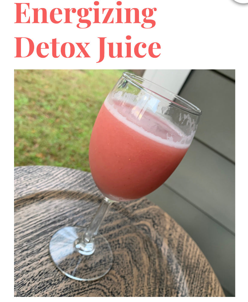 Energizing detox juice